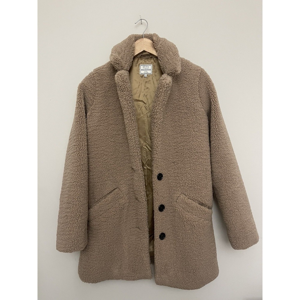 Teddy coat brown Fat Face caroline teddy coat brown tan biscuit size 4‎